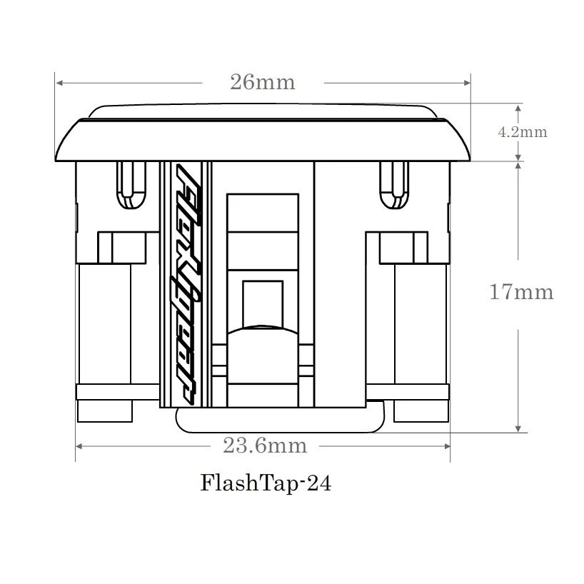 Flexigear FlashTap  一般版 靜音版按鍵 大搖 HITBOX 快打旋風6-規格圖7