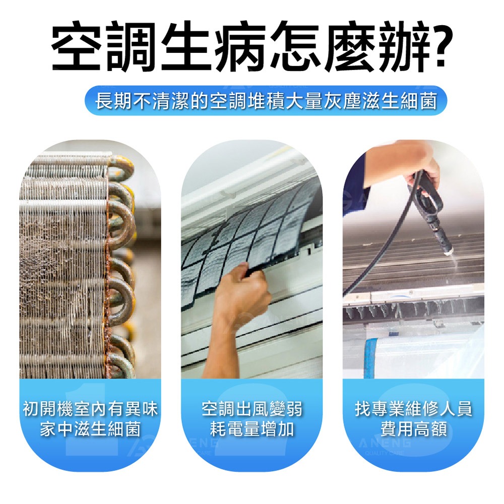 昇旺數位3C｜冷氣清潔劑 空調清洗劑 空調清潔劑 冷氣清潔噴霧 空調冷氣抗菌清潔劑 清洗劑 蒸發器清洗劑 除異味-細節圖2