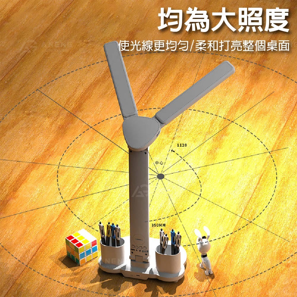 LED護眼檯燈 檯燈 護眼燈 USB臺燈 LED檯燈 溫溼度顯示 書桌燈 學習燈 辦公燈 護眼燈 閱讀燈 LED-細節圖6