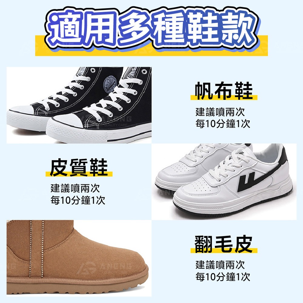 昇旺數位3C｜奈米鞋靴防水防污噴霧 防水噴霧 防汙噴霧 噴霧 鞋靴防水噴霧 鞋子防水 鞋子噴霧 鞋子清潔 鞋包防-細節圖7