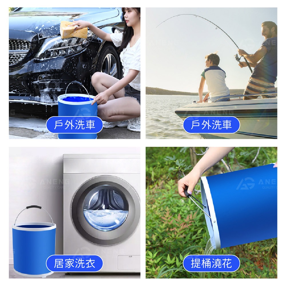 昇旺數位3C｜9L 大容量 水桶 折疊水桶 洗車 攜帶型 折叠 水桶 露營 牛津布 洗車水桶 露營水桶 洗車 露營-細節圖9
