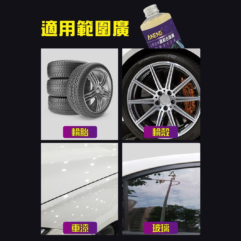 ANENG｜昇旺數位3C 中性鐵粉去除劑 MIT台灣生產 紫爆鐵粉 鐵粉藥水 輪圈清潔 自助洗車必備 汽車美容-細節圖5