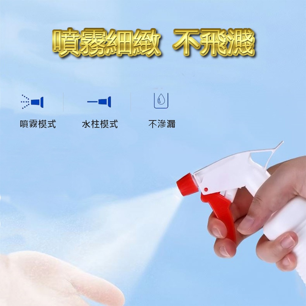 ANENG｜昇旺數位3C 洗車美容藥水系列噴頭+750ML HDPE 瓶 耐酸鹼 抗腐蝕 適用洗車藥水 酒精 噴頭-細節圖2
