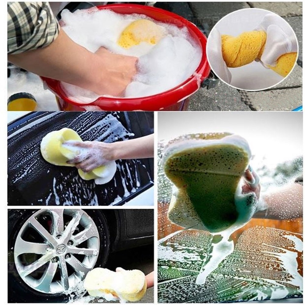 ANENG｜昇旺數位3C 洗車專用海綿 洗車 蜂窩 壓縮 大孔 清潔 泡棉 打蠟 超強 吸水 專業 海棉 8字海棉-細節圖6
