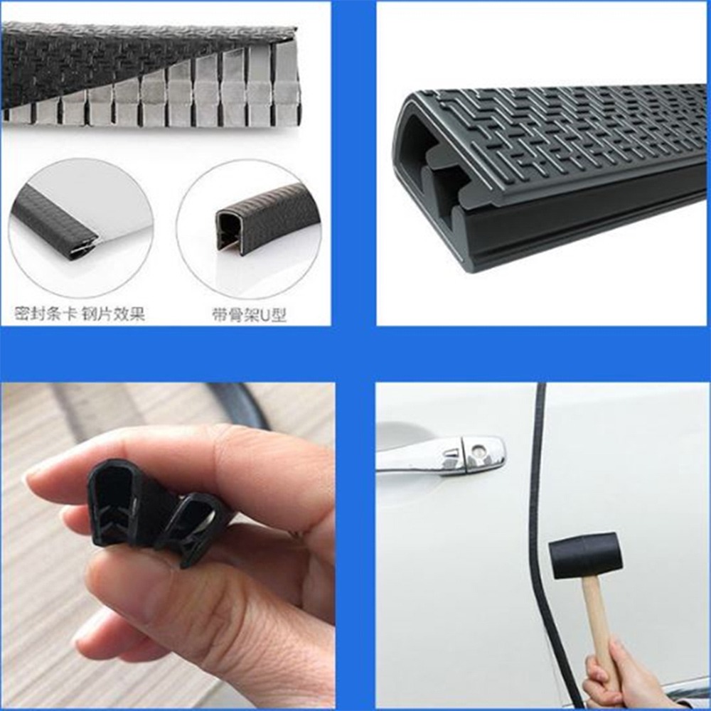 【神盾級】汽車防撞條 車門防撞條 汽車隔音條 長度5公尺 500公分 防撞條 鋼片防撞 車門 汽車防護條-細節圖4