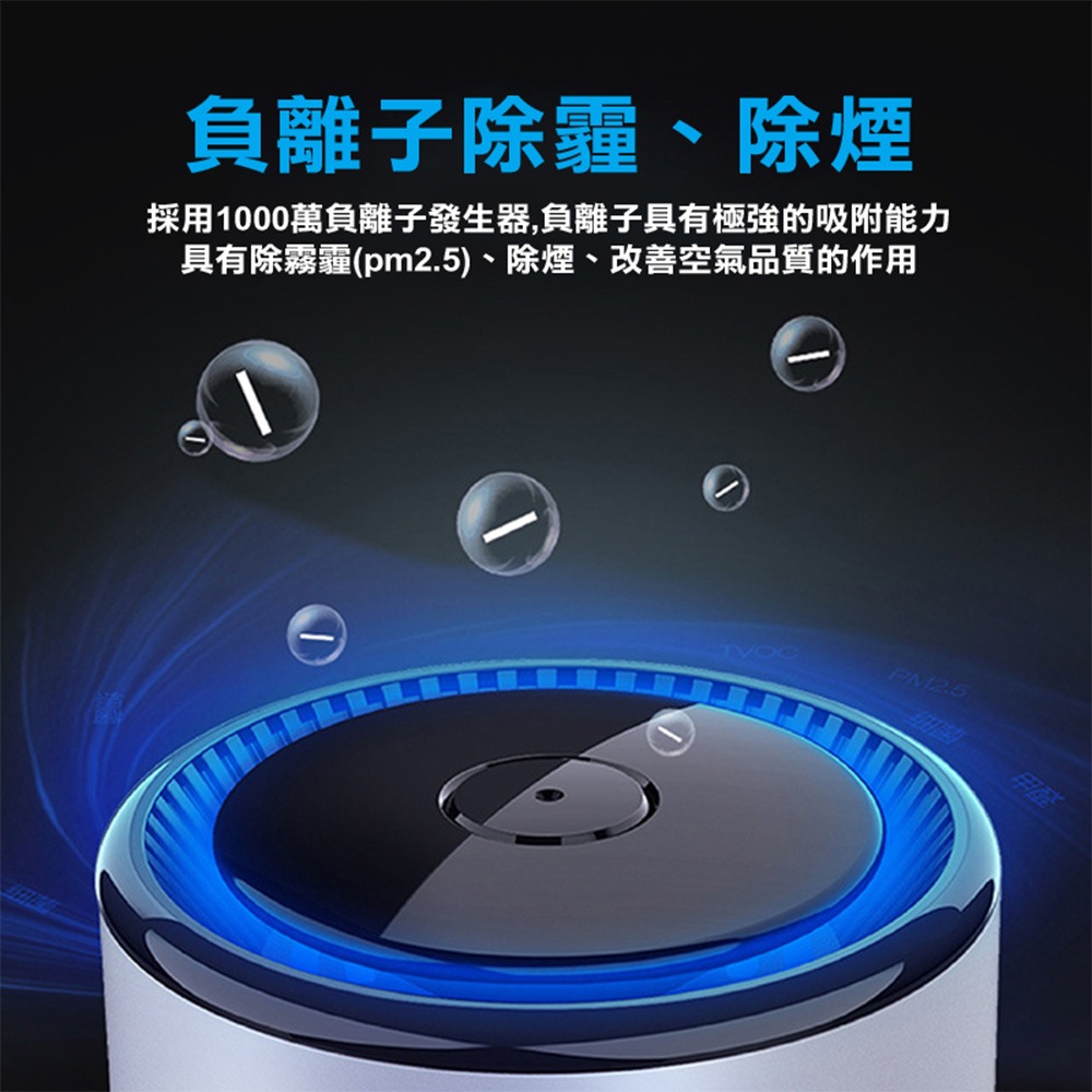 【ANENG】車用空氣清淨機 充氣清淨機 汽車用品 車用芳香 除煙味/異味 日本製負離子 家用車用空氣清淨機-細節圖8