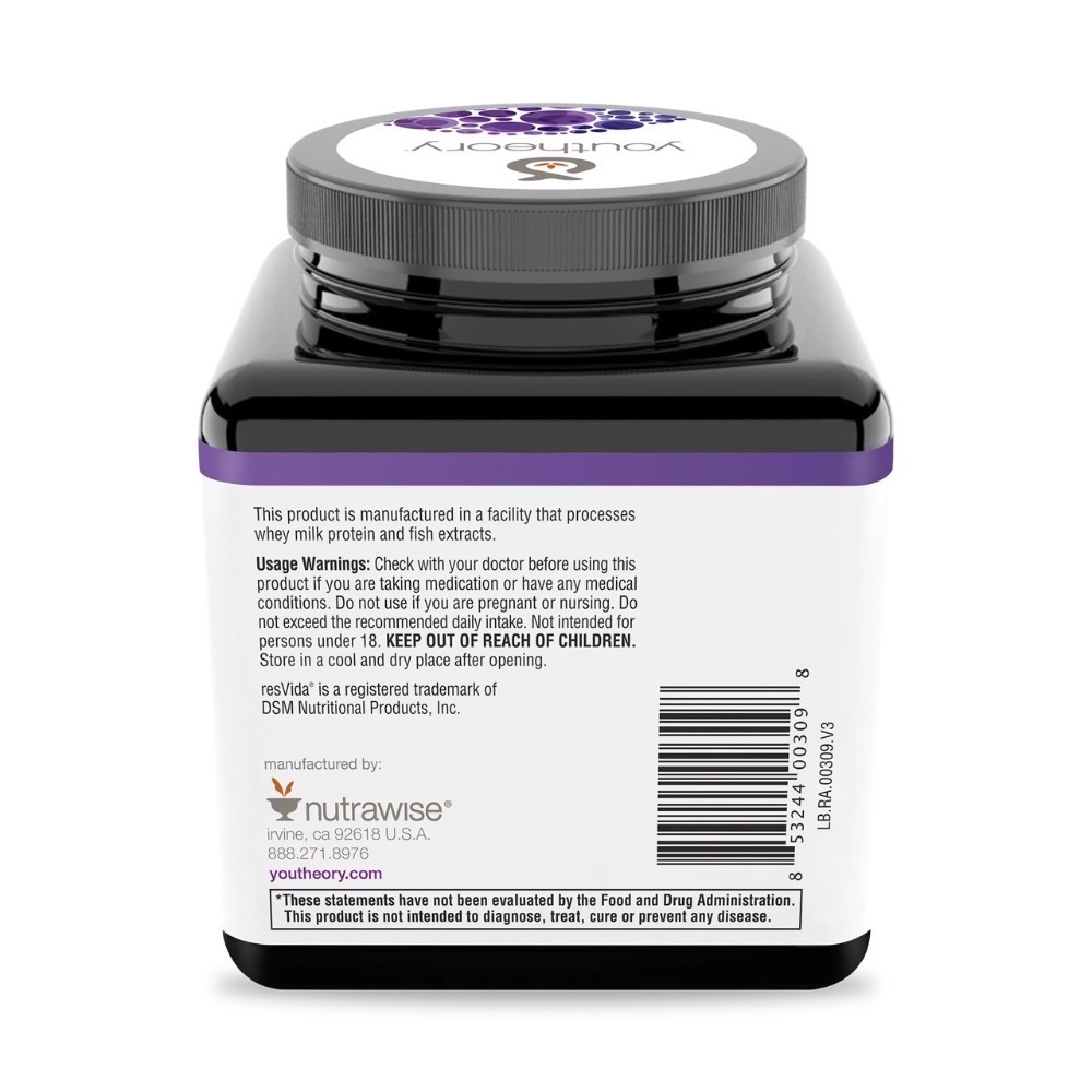 緋聞 🌺 Youtheory (年輕原理) 白藜蘆醇 / 高級配方 / 加增強錠 / Resveratrol ♥️-細節圖5