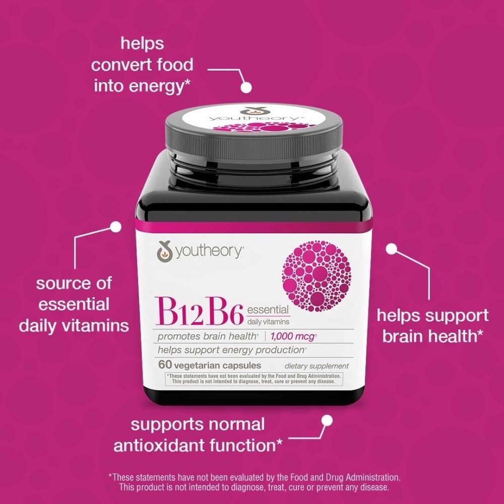 緋聞 🌺 Youtheory (年輕原理) B6 / B12 / 維生素 / 維他命 / 高單位 / 加增強錠 ♥️-細節圖7