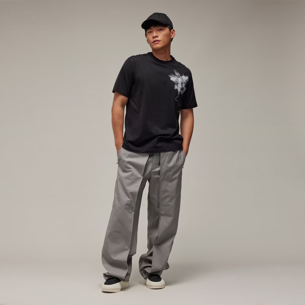 緋聞 🧡 Y-3 (Y3) 刺繡 / 黑色 / 短袖 / T恤 / T-Shirt 🎀-細節圖5