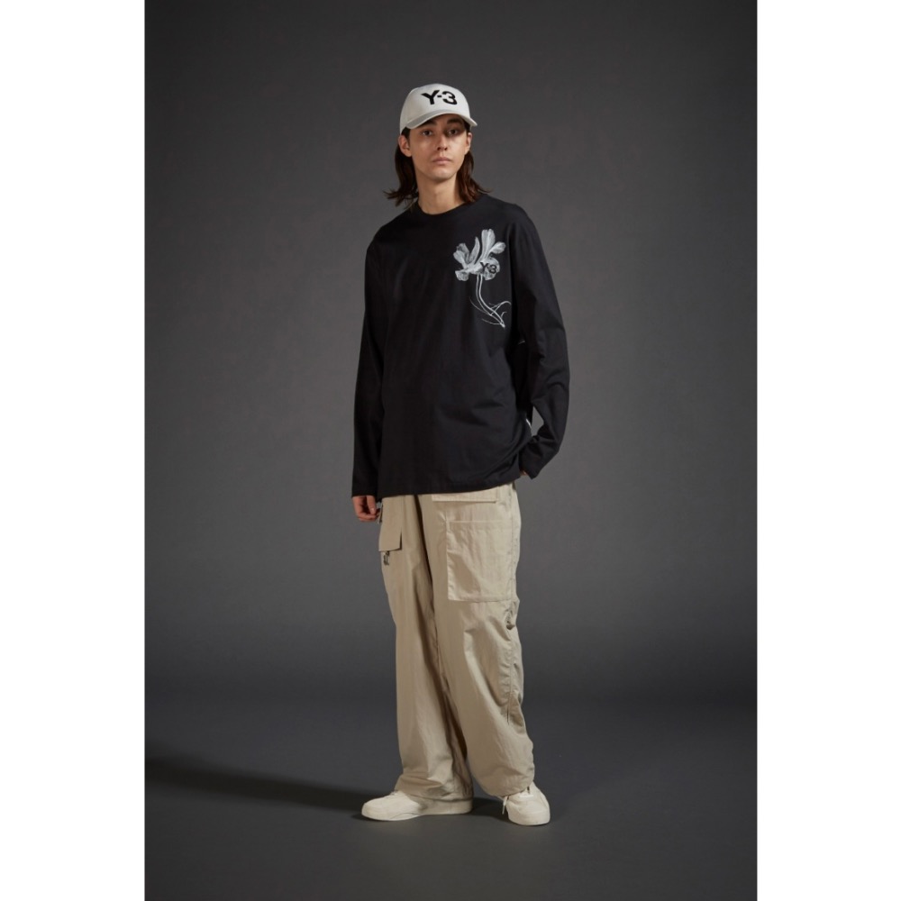 緋聞 🧡 Y-3 (Y3) 刺繡 / 黑色 / 長袖 / 衛衣 / T恤 🎀-細節圖7