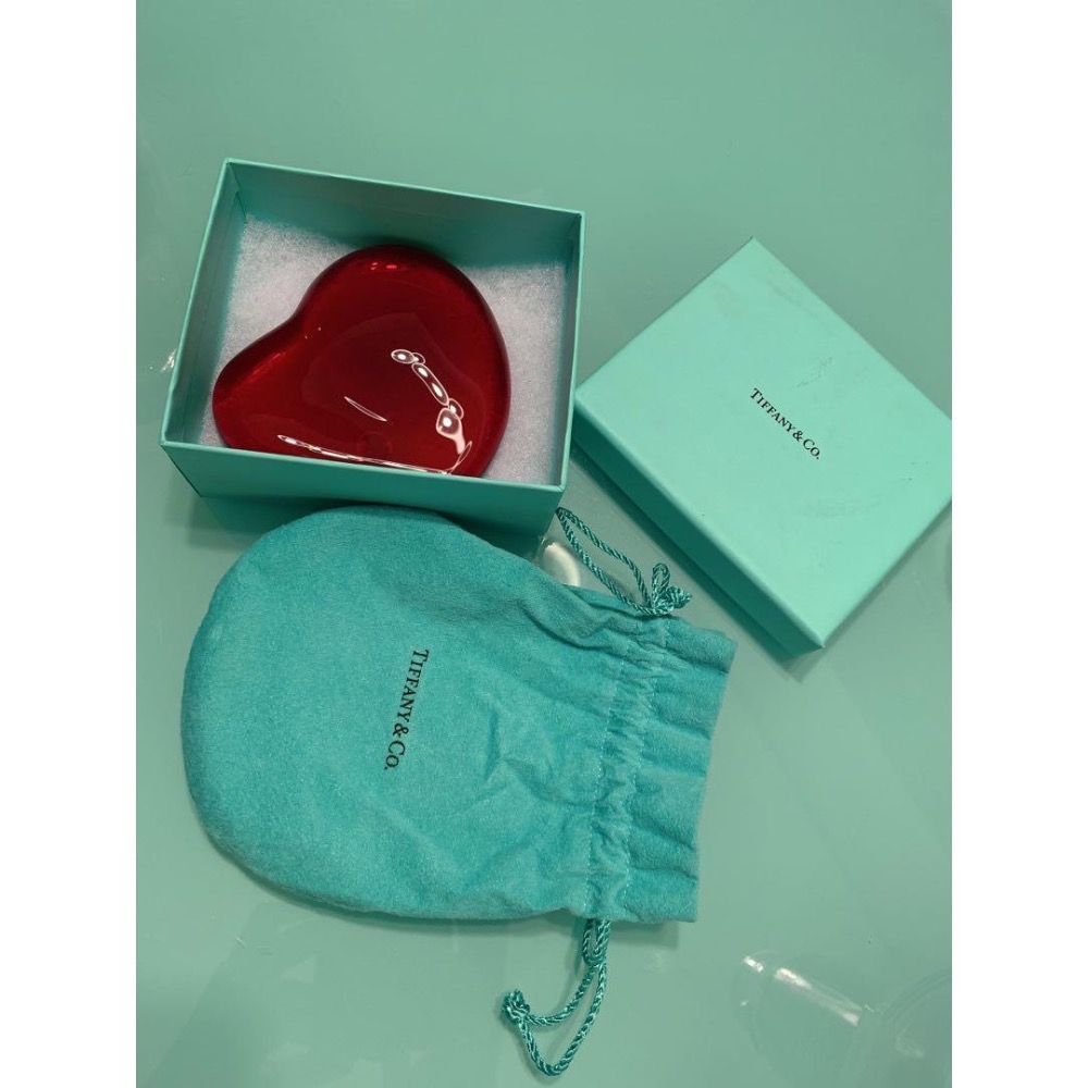 緋聞 ♥️ Tiffany & Co 心形 / 愛的真締 / 水晶紙鎮 / 玻璃紙鎮 / 精品擺飾 / 網美道具 👠-細節圖4