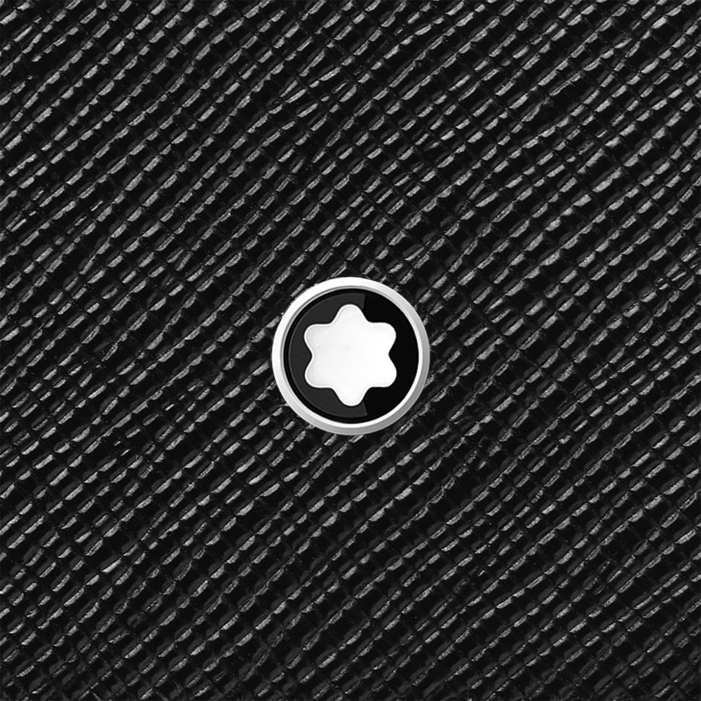 緋聞 👩🏻 MONTBLANC 萬寶龍 / 福氣 / 墨子 / 黑色 / 皮夾 / 短夾 / 卡夾 / 錢包 / 名片夾👛-細節圖6