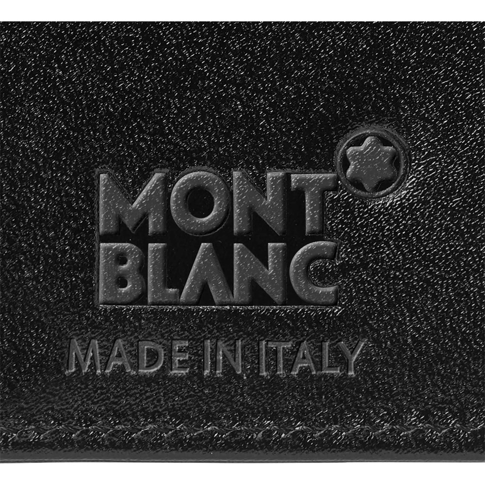 緋聞 👩🏻 MONTBLANC 萬寶龍 / 特務 / 墨子 / 黑色 / 皮夾 / 短夾 / 卡夾 / 錢包 / 名片夾👛-細節圖4