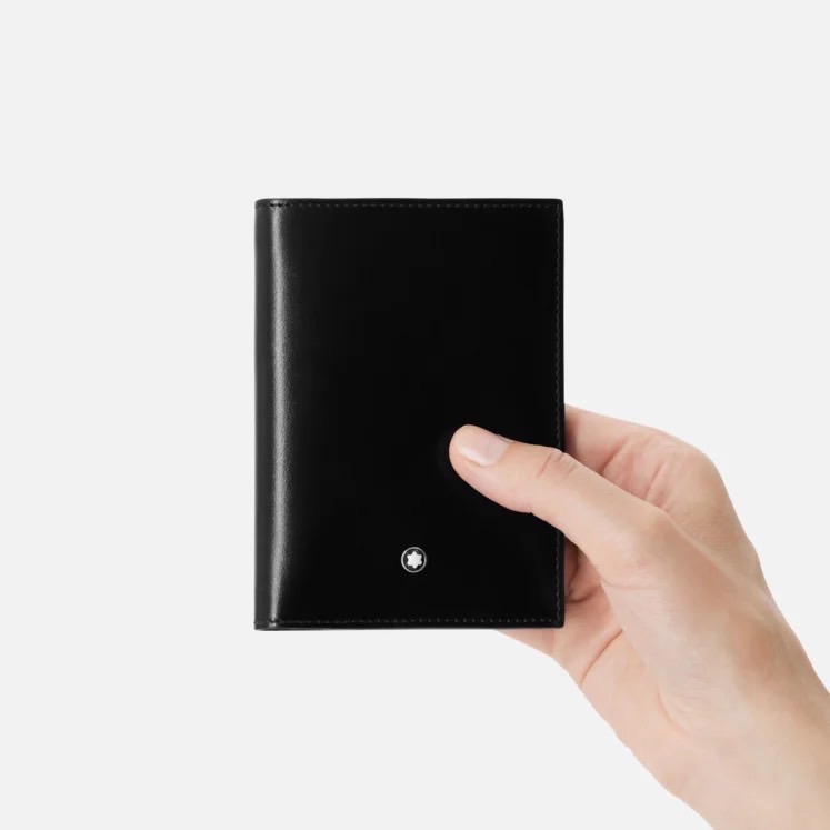 緋聞 👩🏻 MONTBLANC 萬寶龍 / 特務 / 墨子 / 黑色 / 皮夾 / 短夾 / 卡夾 / 錢包 / 名片夾👛-細節圖6