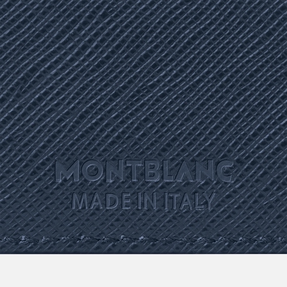 緋聞 👩🏻 MONTBLANC 萬寶龍 / 匠心 / 古典 / 墨水藍 / 皮夾 / 短夾 / 卡夾 / 錢包 /名片夾👛-細節圖5