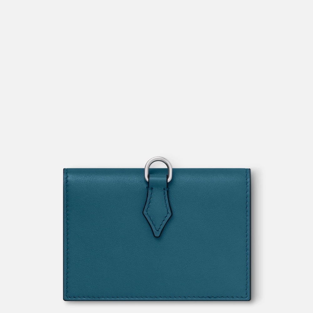 緋聞 👩🏻 MONTBLANC 萬寶龍 / 御守 / 湖水 / 藍綠 / 皮夾 / 短夾 / 卡夾 / 錢包 / 名片夾👛-細節圖3