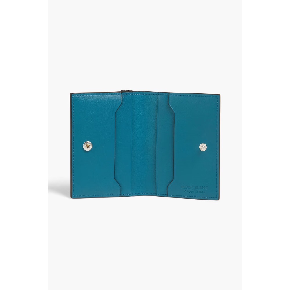 緋聞 👩🏻 MONTBLANC 萬寶龍 / 御守 / 湖水 / 藍綠 / 皮夾 / 短夾 / 卡夾 / 錢包 / 名片夾👛-細節圖9