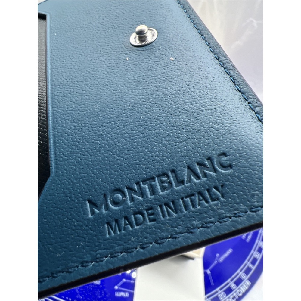 緋聞 👩🏻 MONTBLANC 萬寶龍 / 御守 / 湖水 / 藍綠 / 皮夾 / 短夾 / 卡夾 / 錢包 / 名片夾👛-細節圖10
