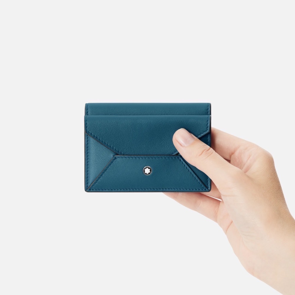 緋聞 👩🏻 MONTBLANC 萬寶龍 / 御守 / 湖水 / 藍綠 / 皮夾 / 短夾 / 卡夾 / 錢包 / 名片夾👛-細節圖2