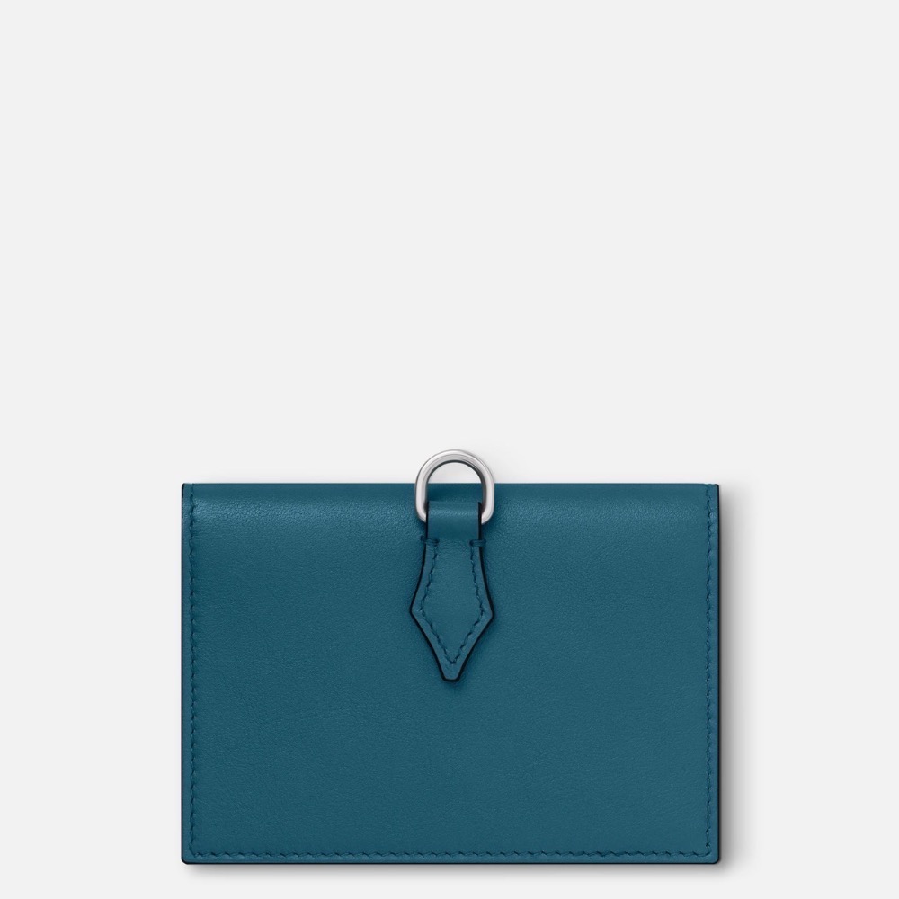 緋聞 👩🏻 MONTBLANC 萬寶龍 / 御守 / 湖水 / 藍綠 / 皮夾 / 短夾 / 卡夾 / 錢包 / 名片夾👛-細節圖3