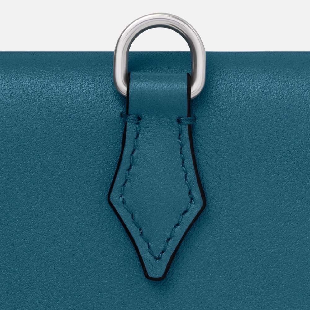 緋聞 👩🏻 MONTBLANC 萬寶龍 / 御守 / 湖水 / 藍綠 / 皮夾 / 短夾 / 卡夾 / 錢包 / 名片夾👛-細節圖5