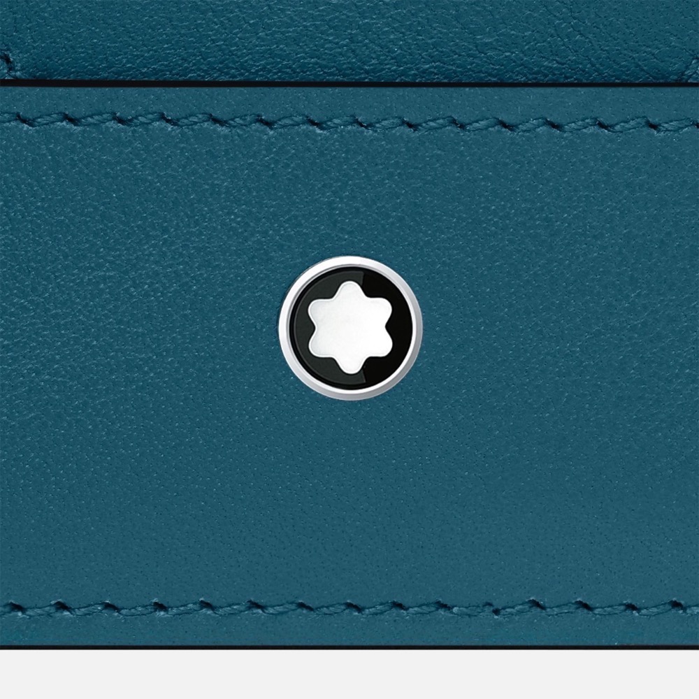 緋聞 👩🏻 MONTBLANC 萬寶龍 / 御守 / 湖水 / 藍綠 / 皮夾 / 短夾 / 卡夾 / 錢包 / 名片夾👛-細節圖6