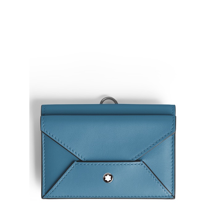 緋聞 👩🏻 MONTBLANC 萬寶龍 / 御守 / 湖水 / 藍綠 / 皮夾 / 短夾 / 卡夾 / 錢包 / 名片夾👛-細節圖8