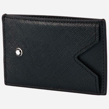 緋聞 👩🏻 MONTBLANC 萬寶龍 / 口袋 / 墨子 / 黑色 / 皮夾 / 短夾 / 卡夾 / 錢包 / 名片夾👛-細節圖4