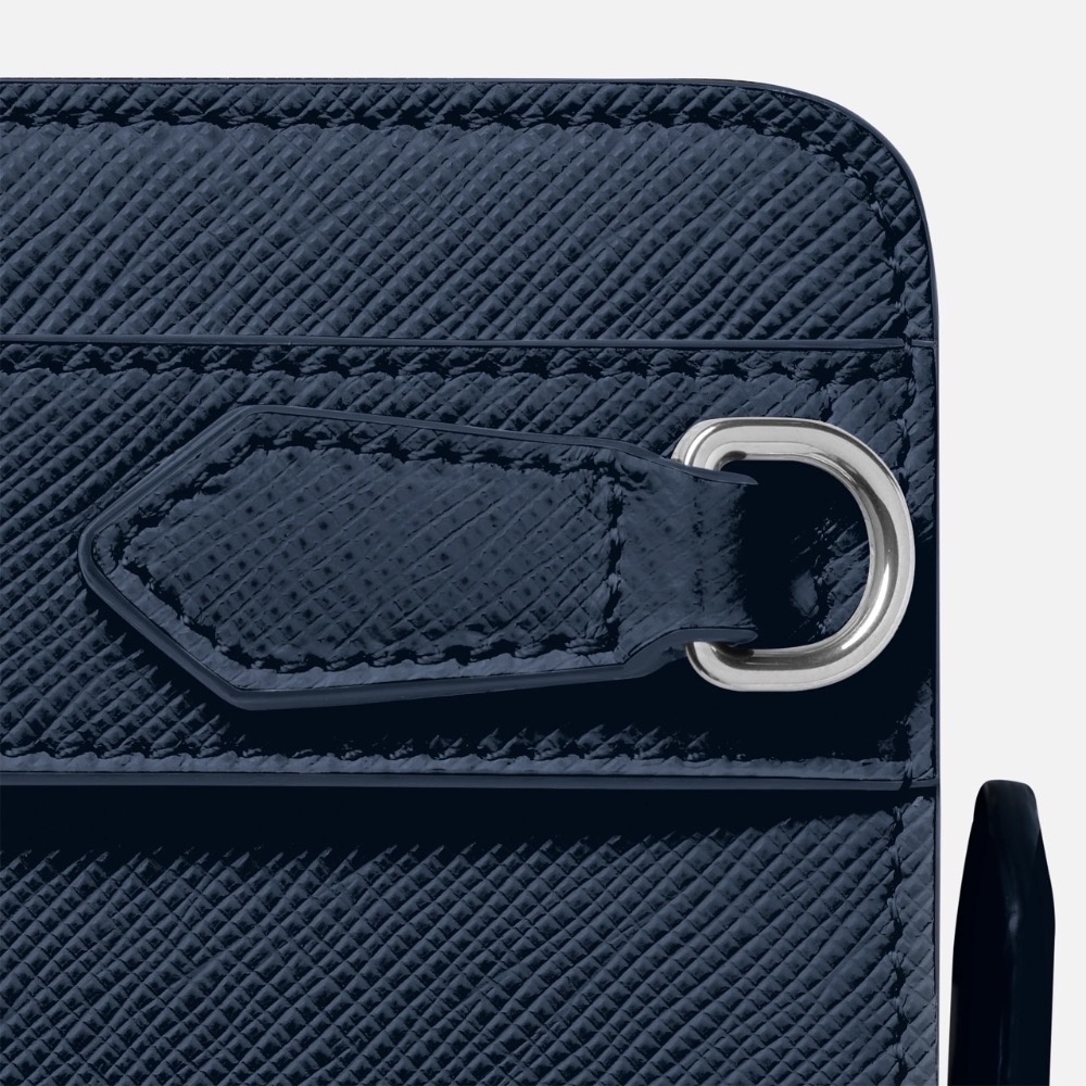 緋聞 👩🏻 MONTBLANC 萬寶龍 / 神女 / 古典 / 墨水藍 / 手拿包 / 手機包 / 長夾 / 卡夾 👛-細節圖5