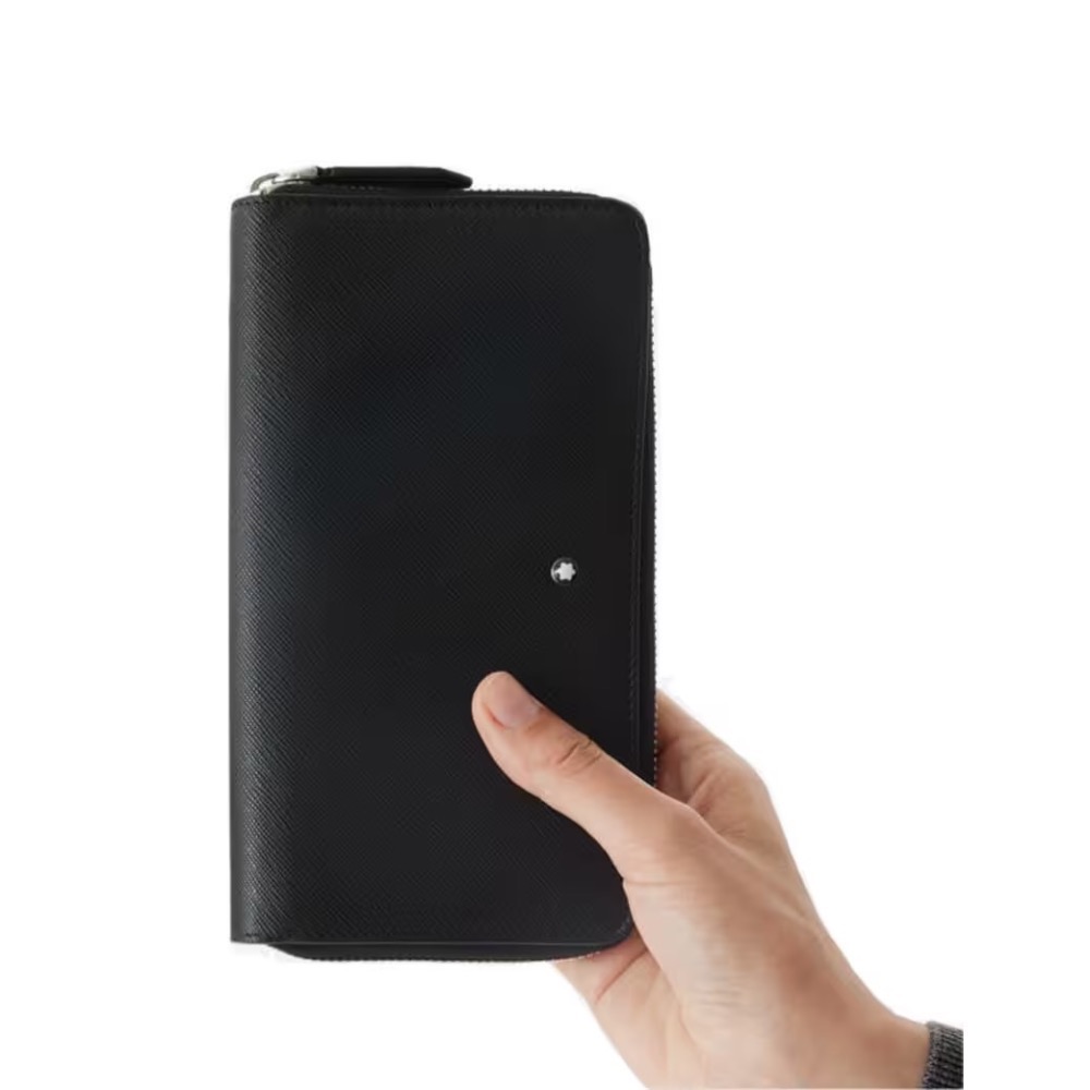 緋聞 👩🏻 MONTBLANC 萬寶龍 / 嬌貴 / 墨子 / 黑色 / 皮夾 / 長夾 / 卡夾 / 錢包 / 名片夾👛-細節圖7