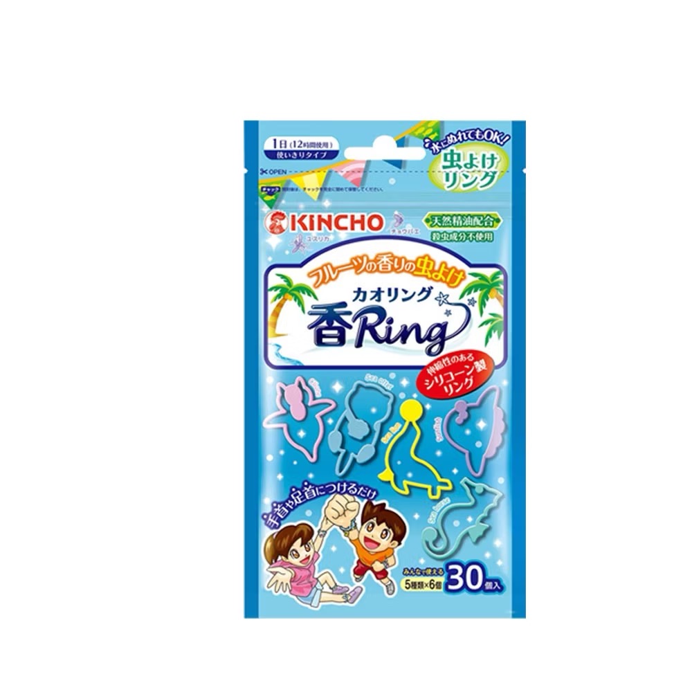 日本金鳥KINCHO多造型驅蚊蟲環30入-規格圖4