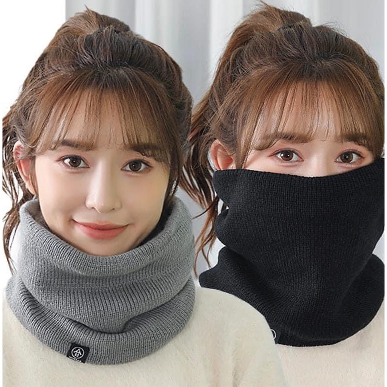 🌸LiLi CoCo🌸冬季防寒加絨加厚保暖圍巾脖套圍脖-細節圖8