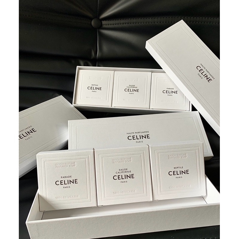 快速出貨+預購/celine 香皂 3入禮盒 加州 不羈 流露 彰顯-細節圖2