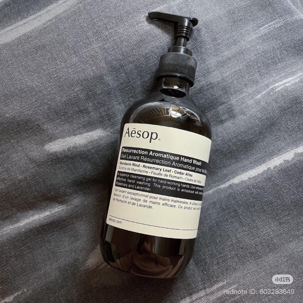 現貨秒出+預購/附專櫃包裝 🇦🇺澳洲 Aesop  500ml 兩件組 賦活 天竺葵芳香 手 清潔露 護手霜 乳液-規格圖3