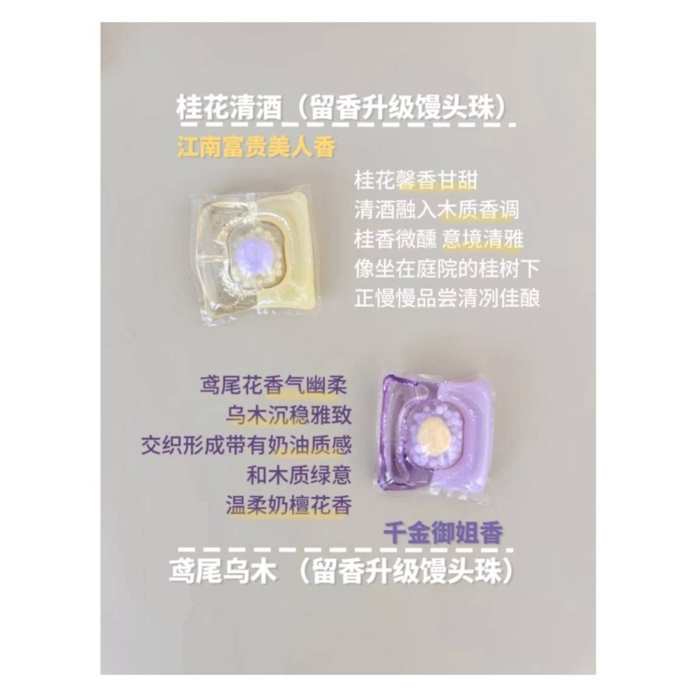 戴栗ლ綻家Lycocelle洗衣凝珠·留香珠·氣質小姐姐偽體香的秘密-細節圖4