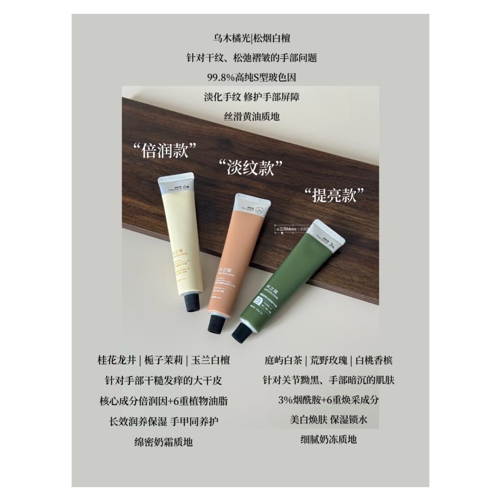 戴栗ლ水之蔻護手霜40g·清冷貴氣偽體香-細節圖4