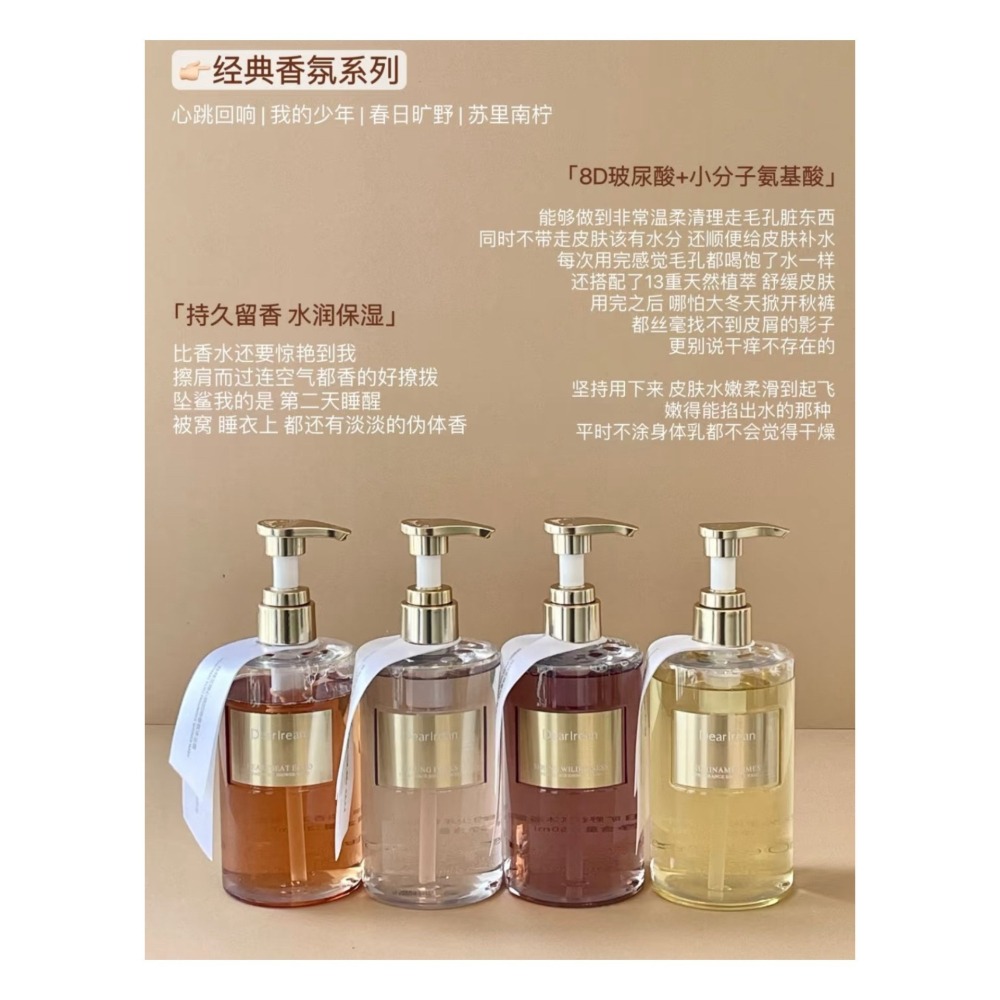 戴栗ლ獨特艾琳ᴅᴇᴀʀ ɪʀᴇᴀɴ沐浴露300ml🧖🏻‍♀️我終於找到夢中情香了-細節圖3