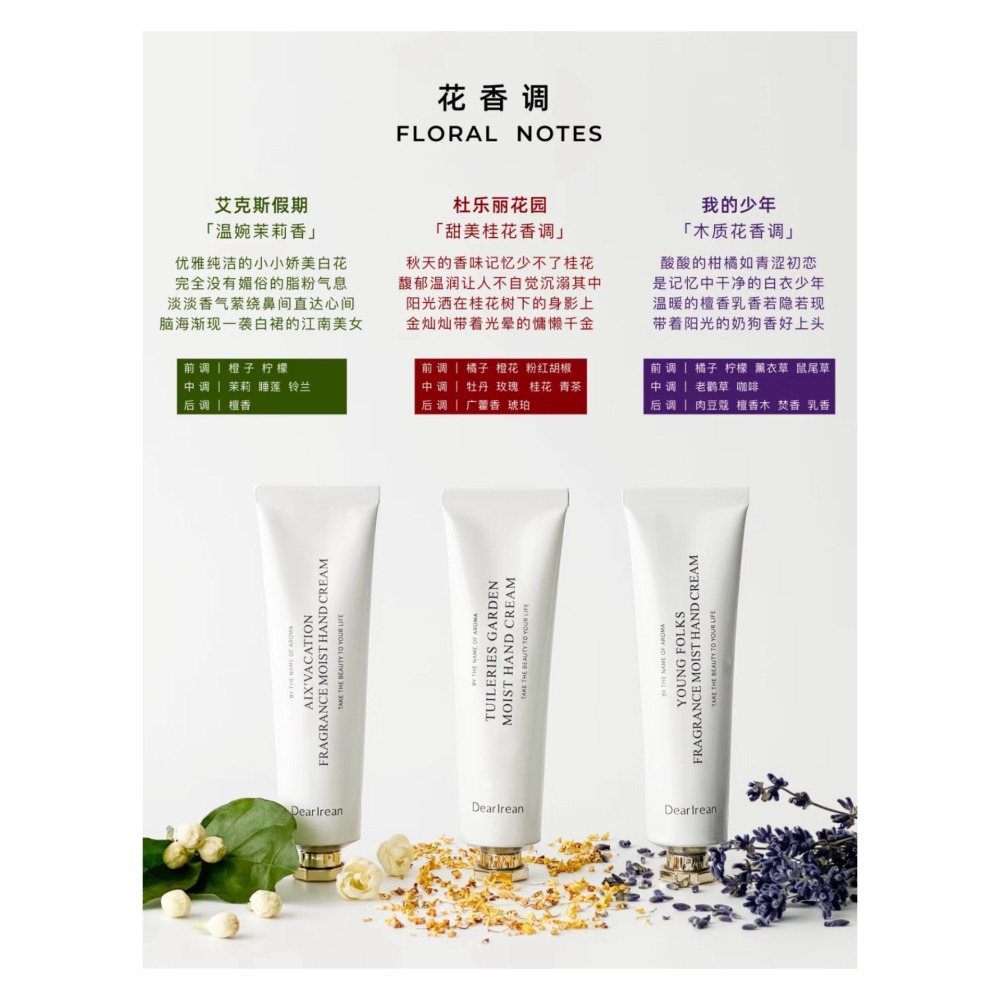 戴栗ლ獨特艾琳ᴅᴇᴀʀ ɪʀᴇᴀɴ香氛保濕護手霜35ml🫧送擠壓器-細節圖10