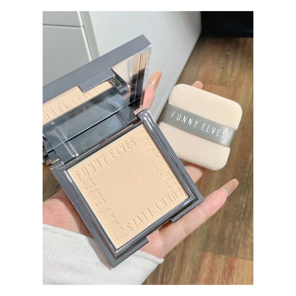 戴栗ლ方里ꜰᴜɴɴʏ ᴇʟᴠᴇꜱ柔焦感光蜜粉餅 五色粉餅🪄超強霧面妝感-細節圖2