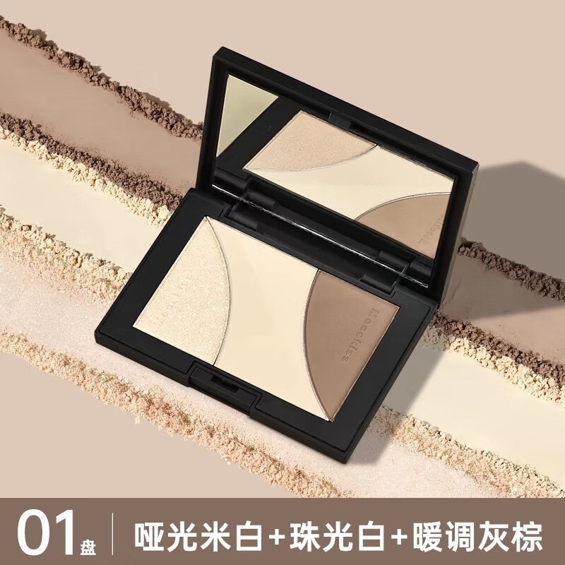 戴栗ლ木珂詩ᴍᴏᴏᴇᴋɪꜱꜱ三色修容盤🤎無痛整鼻外加嘭嘭臉-規格圖8