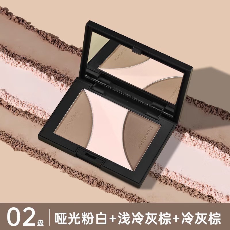 戴栗ლ木珂詩ᴍᴏᴏᴇᴋɪꜱꜱ三色修容盤🤎無痛整鼻外加嘭嘭臉-規格圖8