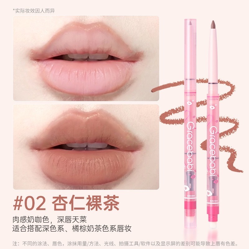 戴栗ლ 瑰寶秘語Gracebabi霧感嘟嘟唇必備🎀6D漫感嘟嘟唇上線-規格圖9