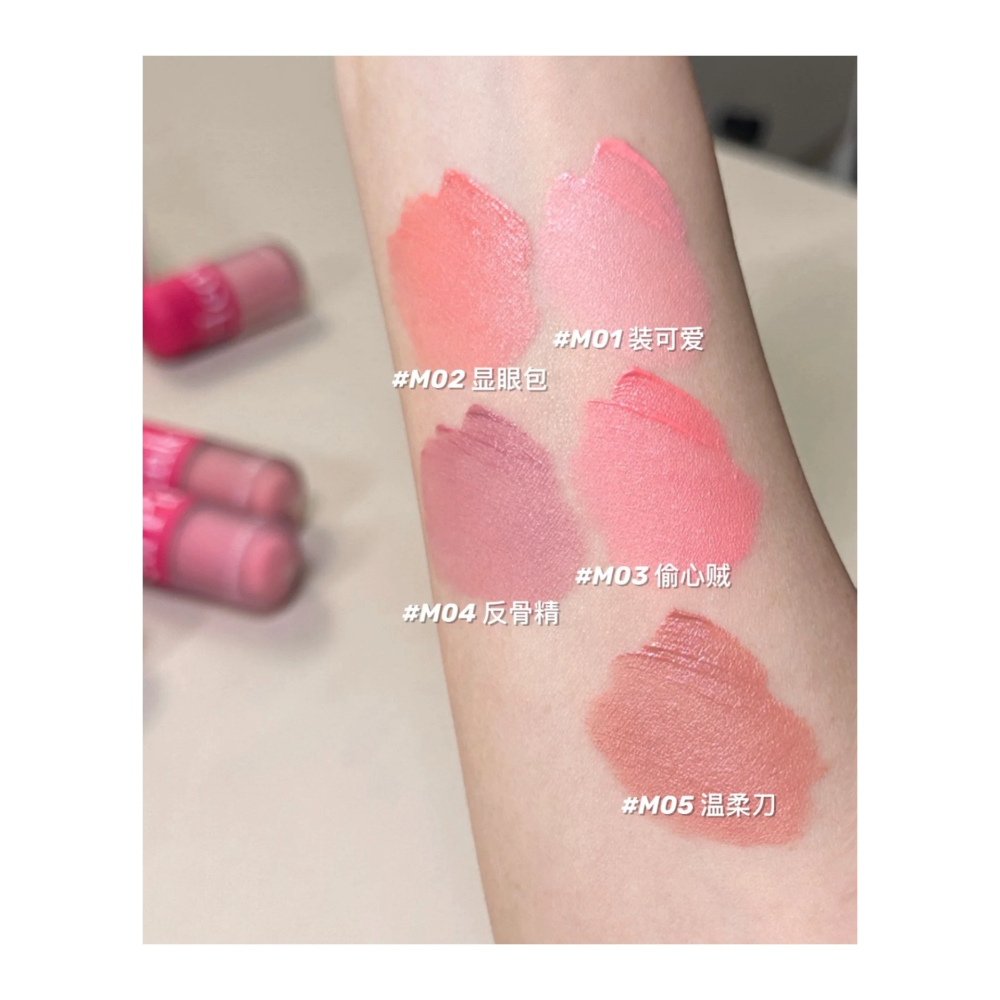 戴栗ლ Heaven Pink粉霧絨絨腮紅泥🎀淡顏小白花的夢中情腮-細節圖4