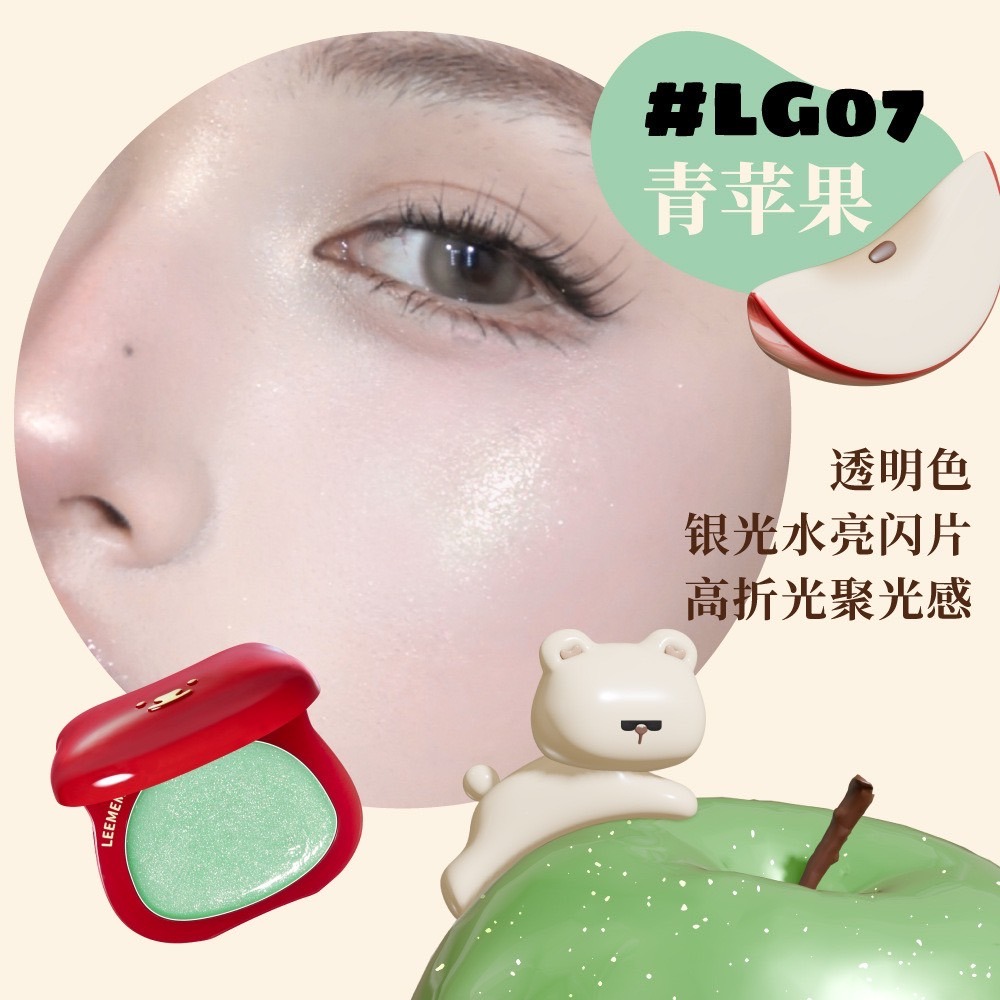 【LG07🍏青蘋果】透明銀光閃片