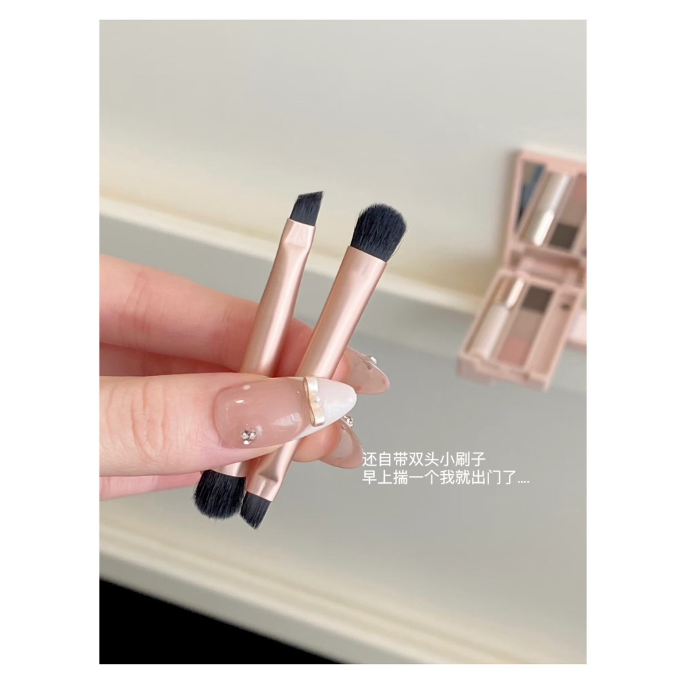 戴栗ლ 橘朵ᴊᴜᴅʏ ᴅᴏʟʟ全能盤 旅行裝 啞光高光修容🪽淡颜女大的美妆掌心盒🧳一盒雙層化全妝-細節圖4