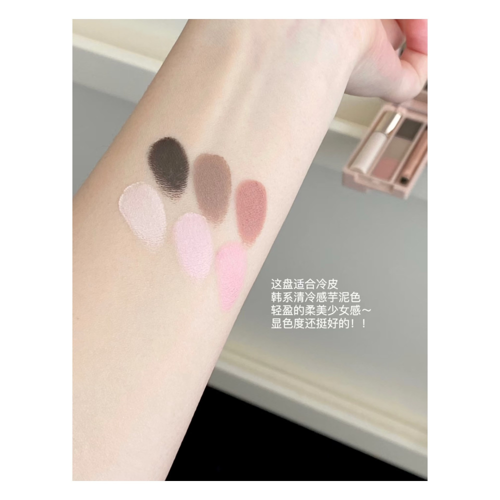 戴栗ლ 橘朵ᴊᴜᴅʏ ᴅᴏʟʟ全能盤 旅行裝 啞光高光修容🪽淡颜女大的美妆掌心盒🧳一盒雙層化全妝-細節圖6