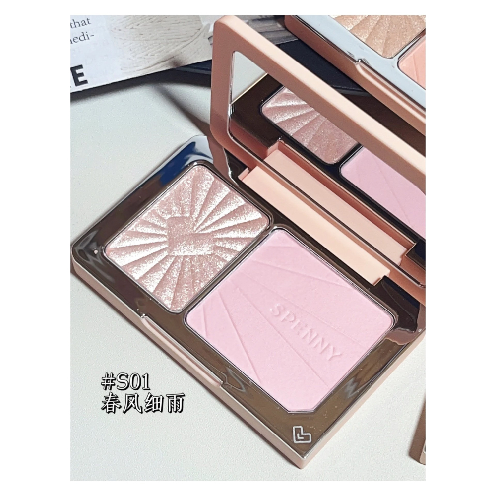 戴栗ლ 詩佩妮ꜱᴘᴇɴɴʏ春日高光腮紅一體盤💐-細節圖7