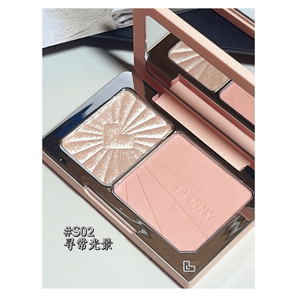 戴栗ლ 詩佩妮ꜱᴘᴇɴɴʏ春日高光腮紅一體盤💐-細節圖8