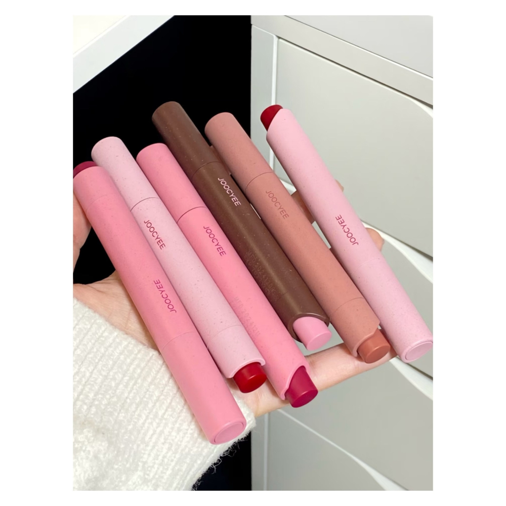 戴栗ლ 酵色ᴊᴏᴏᴄʏᴇᴇ粉霧口紅筆不沾杯啞光霧面口紅🪽欣欣子同款MIU系智感時髦精-細節圖2