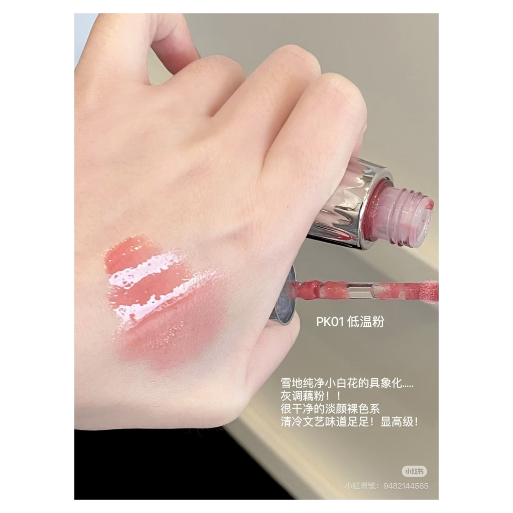 戴栗ლ 菲鹿兒ꜰᴏᴄᴀʟʟᴜʀᴇ聚光精華不沾杯唇蜜🧊冰透玻璃唇的殺傷力-細節圖3